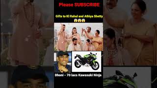Expensive MARRIAGE GIFTS to KL Rahul and Athiya Shetty 😱😰 #klrahul #athiyashetty #viratkohli