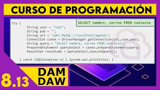 MySQL en JAVA: SELECT ☕ DAM - DAW