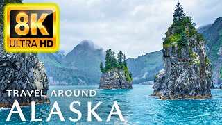 ALASKA with HD 8K ULTRA (60 FPS)- Travel to the best places in Alaska with relaxing music 8K TV