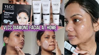 *VLCC Diamond Facial Kit* Step By Step Procedure \u0026 Review  || Parlour Like Facial At Home || Shree