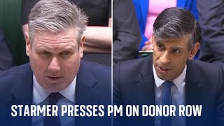 PMQs: Labour leader Keir Starmer questions PM Rishi Sunak on racism row