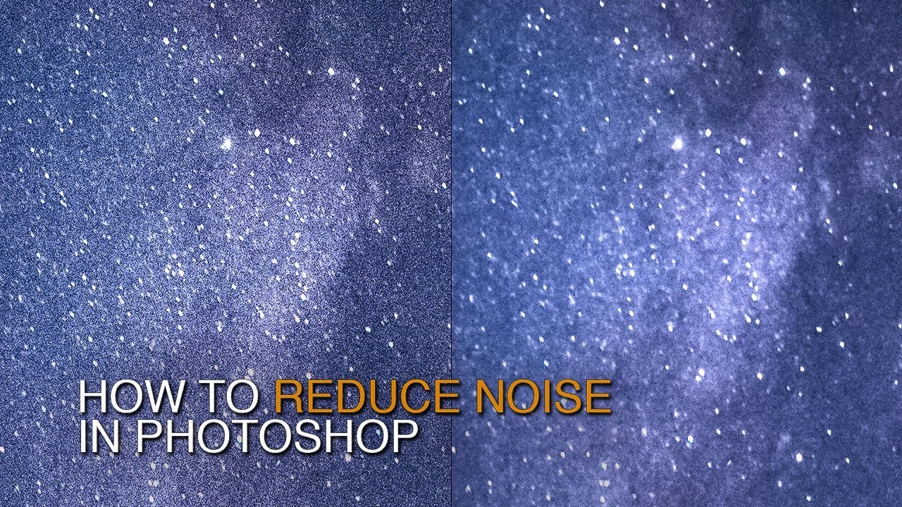 How To Reduce Noise (Photoshop) - YouTube