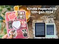 NEW kindle paperwhite 2024 (raspberry) 🍓 aesthetic unboxing, basic kindle comparison & customization