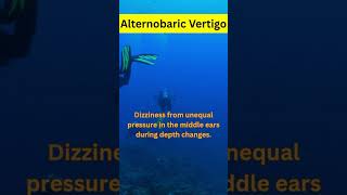 Dizzy While Diving? It Might Be Alternobaric Vertigo! #shorts #shortvideo #facts #scubadiving