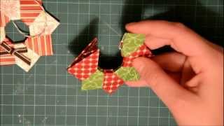 Oragami Christmas Wreath Ornament