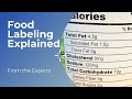 Food Labeling Explained From the Experts