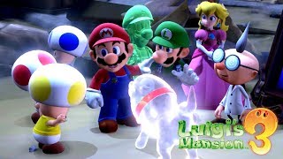 Luigi's Mansion 3 - All Cutscenes Full Movie HD