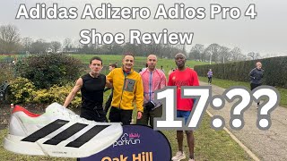 Adidas Adizero Adios Pro 4 Run Race Test | Did I get a 5km PB / PR