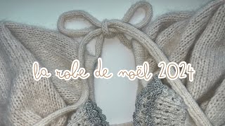 TRICOTEZ AVEC MOI // robe de Noël 2024 - Augustins no. 33 #vlogtricot