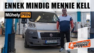 800 ezer kilométer, egy tulajdonosnál – Fiat Ducato 2,3 JTD – 2008 – MűhelyPRN 290.