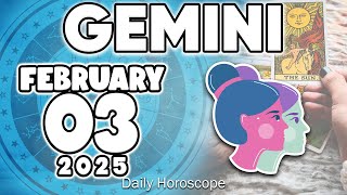 𝐆𝐞𝐦𝐢𝐧𝐢 ♊ 🤗THE END IS COMING🙏 GOD SAYS ENOUGH ❗ Horoscope for today FEBRUARY 3 2025 🔮 #horoscope #new