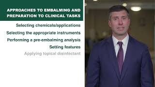 Approach To Embalming \u0026 Prep To Clinical Tasks (Video 3) - Mortuary Science - Wayne State University