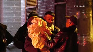 Baby rescued from burning building in Harlem, reunited with father