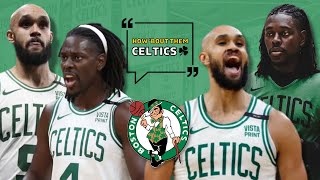 Jrue Holiday Challenges Derrick White to Friendly Competition | Reacting to Celtics Defense