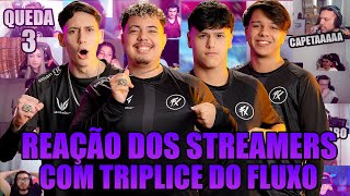 INACREDITAVEL! FLUXO DA 3 BOOYAHS SEGUIDOS NA GRANDE FINAL: REAÇÃO DOS STREAMERS COM FLUXO AMASSANDO