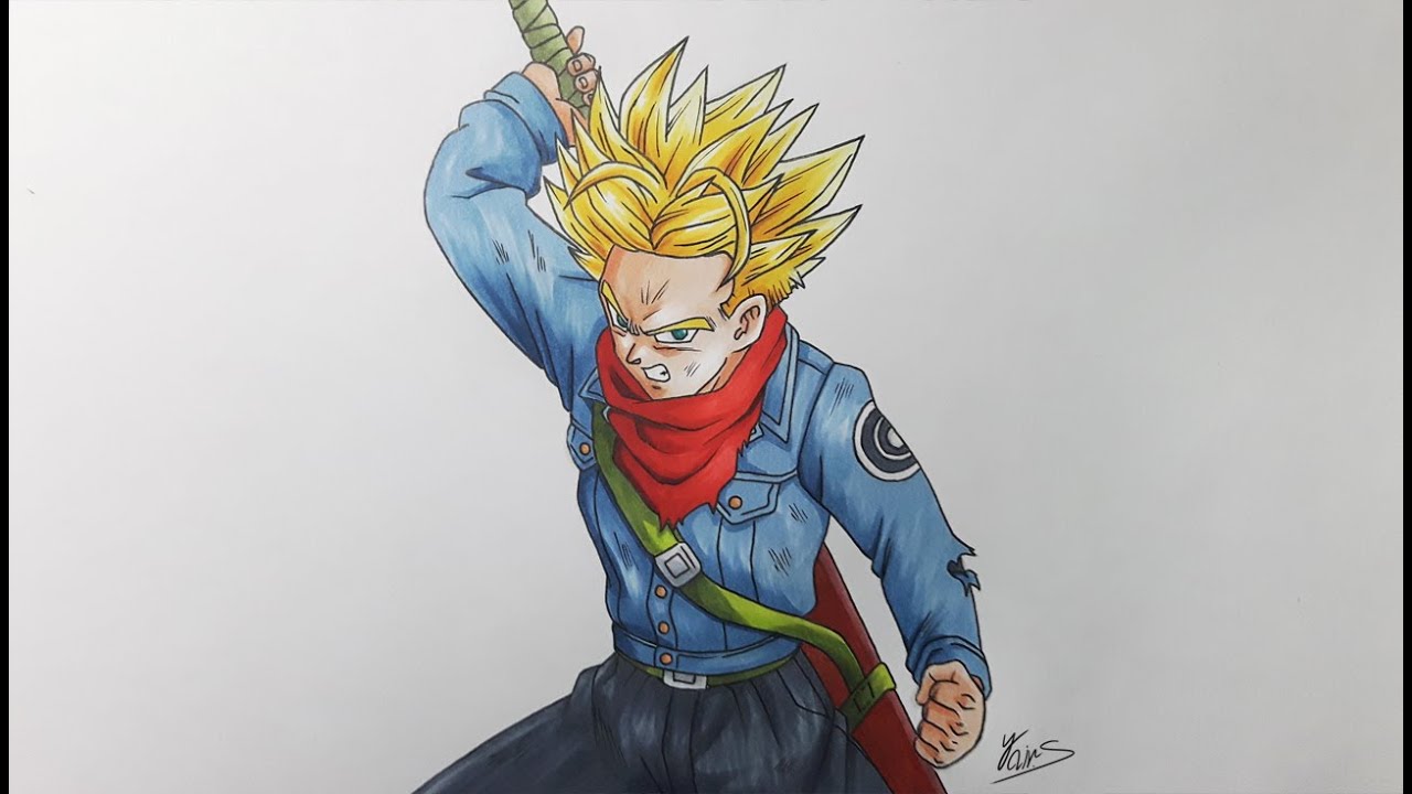Future Trunks Drawing At John Cargill Blog