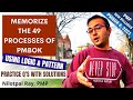 MEMORIZE 49 PROCESSES FROM PMBOK 6th EDITION PROCESS CHART 2021| PMP Exam Process Groups| PMP Video