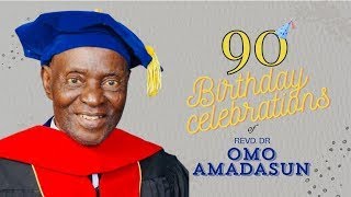 Reception | Birthday Thanksgiving and Celebration of Revd. Dr. Omo Amadasun