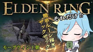 【最新アプデV1.04で修正済み】【エルデンリング】モーグウィン王朝　王朝に至る崖路 ボタン1つで大量ルーン獲得【オフラインV1.03限定】