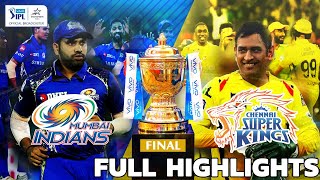 VIVO IPL 2019 FINAL : Chennai Super Kings vs Mumbai Indians Full Highlights | CSK v MI Cricket 19