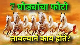 घरात किंवा ऑफिसमध्ये 7 घोडे असणारा फोटो लावल्याने काय होते? ऐकून चकित व्हाल! Vastu Tips