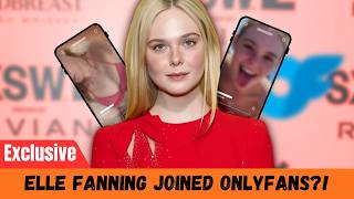 Elle Fanning Join OnlyFans?! The Story Behind Her Shocking Admission #ElleFanning #HollywoodNews