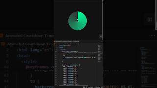 Pure CSS Countdown Timer 🔥 No JavaScript Needed! #css #coding #shorts