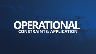 SimSched Basics | Operational Constraints: Application and Analysis