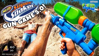 NERF GUN GAME | SUPER SOAKER EDITION 5.0 (Nerf First Person Shooter)