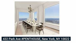 Penthouse Condo for Sale at 432 Park Ave, New York – Luxury Living Awaits!