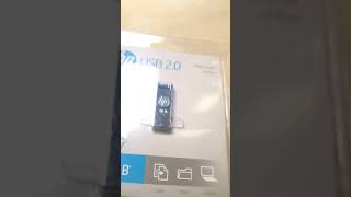 Unboxing memoria USB HP v295w