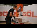 gÖlz mb500 band saw demo video