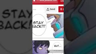 Stay back klance(a little angst) comic dub