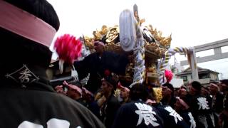 ☆２０１２高砂神社の秋祭り～農人町の屋台宮入り☆彡