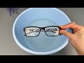 Soak your Glasses in water! Unexpectedly, the effect is so great! Many don't understand this!
