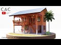 Simple Farmhouse | Tropical House | 7x7m | Two Bedroom