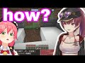 Houshou Marine Broke Miko Elite Trap House | Minecraft [Hololive/Eng Sub]