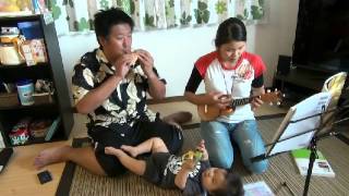 オカリナとウクレレ『めだかの学校』_ocarina and ukulele