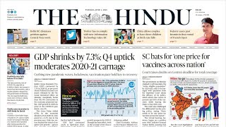 1 June 2021 | The Hindu Newspaper Analysis | Current affairs 2021 #UPSC #IAS #Todays The Hindu