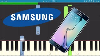 Samsung Galaxy Morning Flower Theme - Alarm Ringtone Piano Tutorial - How To Play