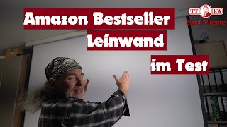 🔴Der Amazon Bestseller in Projektionsleinwände. Elektrische Video Beamer Leinwand im Test deutsch