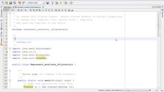Polynomial Evaluation Java Code