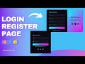 Build a Modern Login & Register Form 🔐 | HTML CSS JavaScript UI Design Tutorial + Source Code