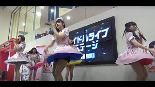 2018.4.22　ゲーセンアニマックス　POPPING☆SMILE　アイドル　メイド　ミニスカ　コスプレ