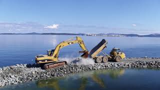 The Sidney Island Breakwater