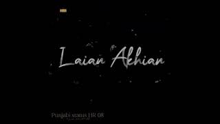 Tutti Yaari : A-Kay Status | Latest Punjabi song 2021 | Black Background