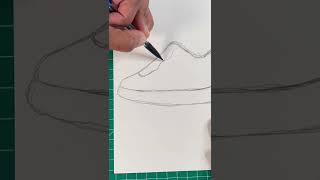 How To Draw Air Force 1 Nike Sneaker #art #shorts #drawing #nike