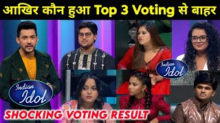 New Top 3 Voting Latest Result Announce Indian Idol Season 15 | Indian Idol 2024 Today Episode