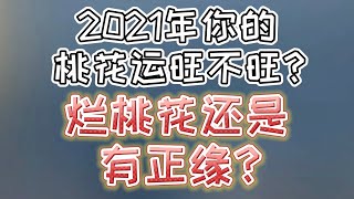 ［塔罗测试］2021年你的桃花运旺不旺烂桃花还是有正缘？