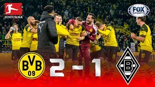 Borussia Dortmund - Borussia Mönchengladbach [2-1] | GOLES | Jornada 17 | Bundesliga